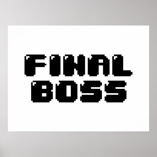 EINDBOSS-POSTER POSTER (Voorkant)
