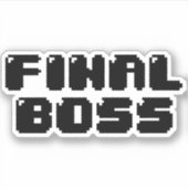 EINDBOSS STICKER (Voorkant)