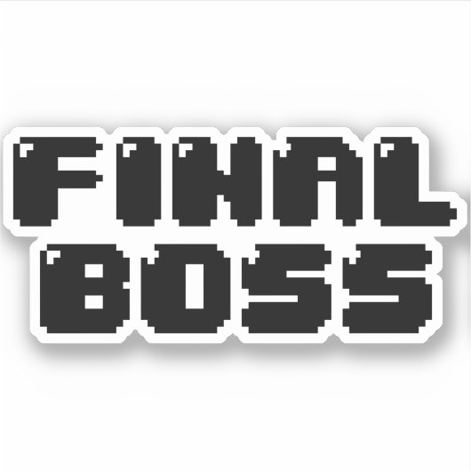 EINDBOSS STICKER (Voorkant)