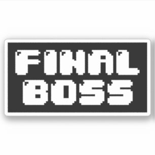 EINDBOSS-STICKER STICKER