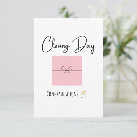 Einddag Dank je kaarten (Staand voorkant)