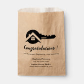 Einddag onroerend goed voor koper bedankzakje (Voorkant)