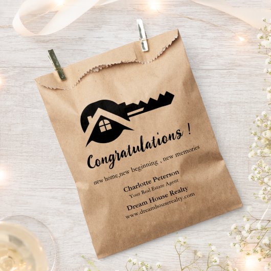 Einddag onroerend goed voor koper bedankzakje (Geknipt)