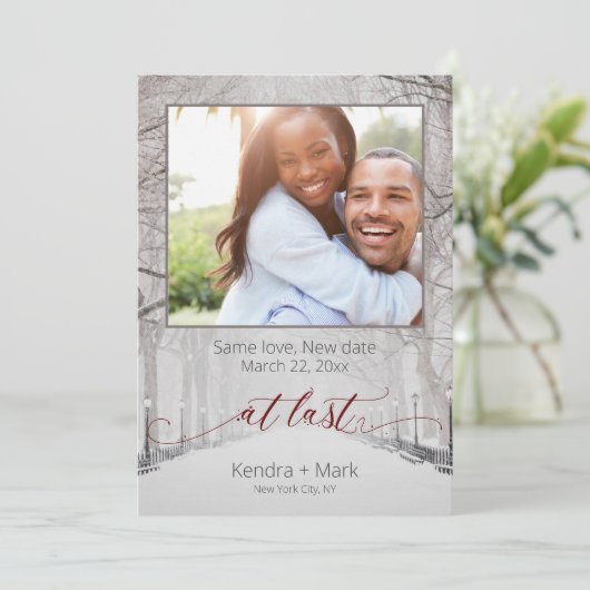 Einddatum foto Nieuwe datum opslaan Datum Kaart (Staand voorkant)