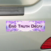 Einddatum waarheid 11 bumpersticker (Op auto)