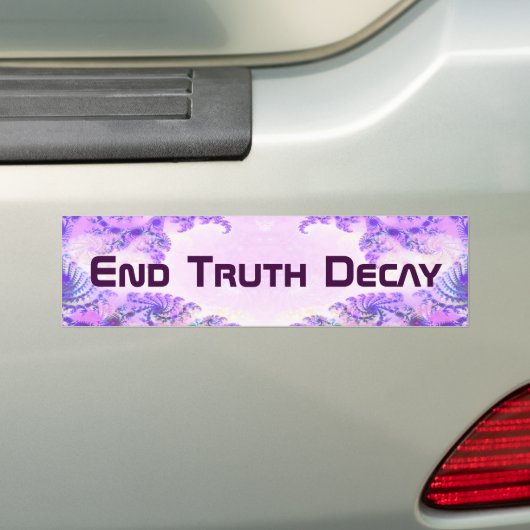 Einddatum waarheid 11 bumpersticker (Op auto)