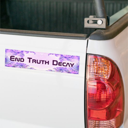 Einddatum waarheid 11 bumpersticker (Op Truck)