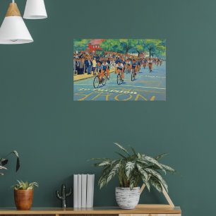 Einde 2e etappe Tour de France 1969 Faux Pas Poster