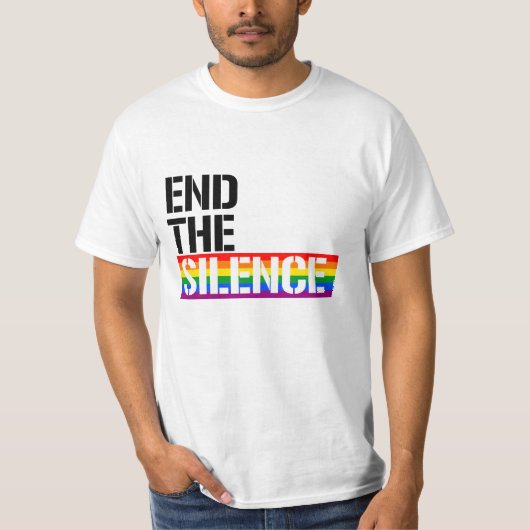 Einde aan de stilte t-shirt (Voorkant)