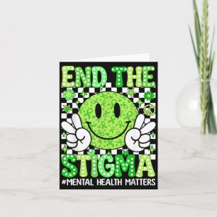 Einde aan het stigma Geestelijke gezondheid telt b Kaart