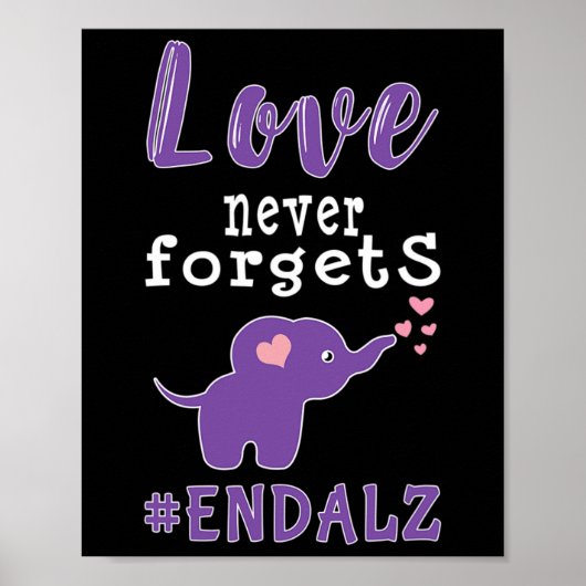 Einde Alzheimer Heimer Heimers Awareness Poster (Voorkant)