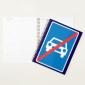 Einde Autoweg Bewegwijzering Bord Planner (Display)