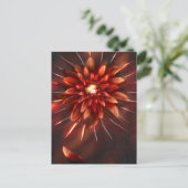 Einde bloemen - Briefkaart (Staand voorkant)