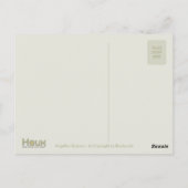 Einde bloemen - Briefkaart (Achterkant)