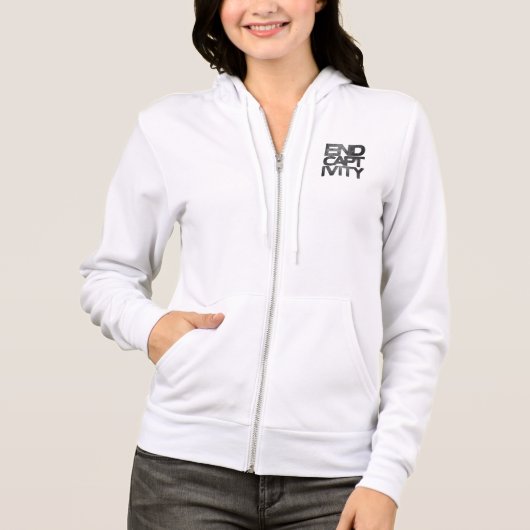 Einde Captivity Orca Grunge esthetiek Hoodie (Voorkant)