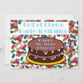 Einde Chemo Party Uitnodiging voor chemopatiënt (Voorkant)