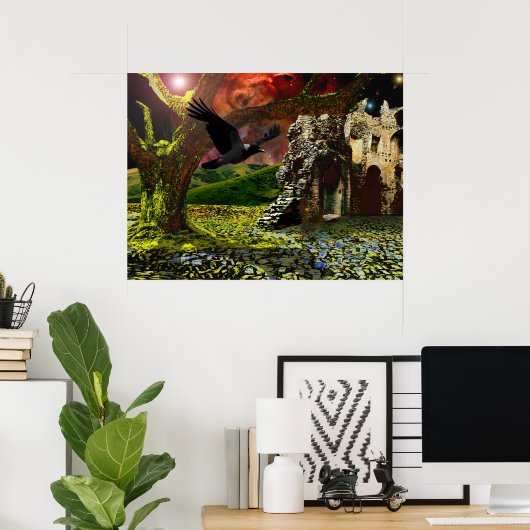 Einde dagen... De laatste boom. Poster (Thuiskantoor)