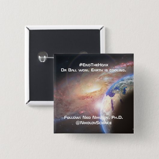 Einde de hoax Button door RoseWrites (Voorkant /achterkant)