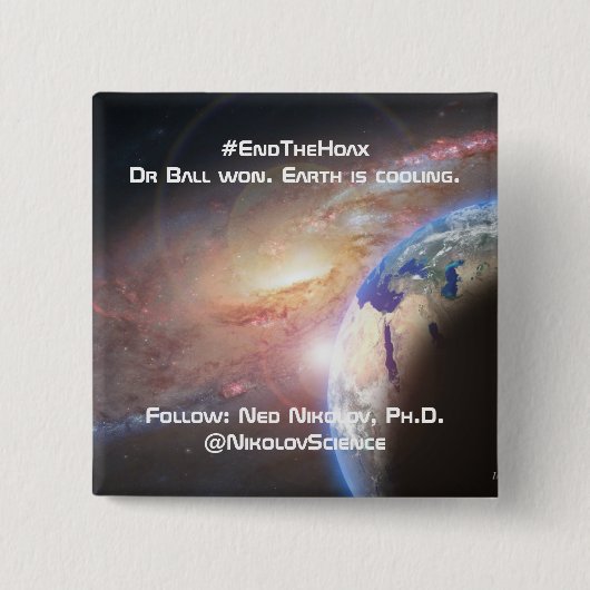 Einde de hoax Button door RoseWrites (Voorkant)