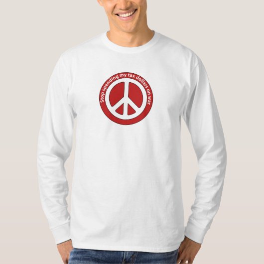 Einde die mijn Dollars van de Belasting besteden T-shirt (Voorkant)