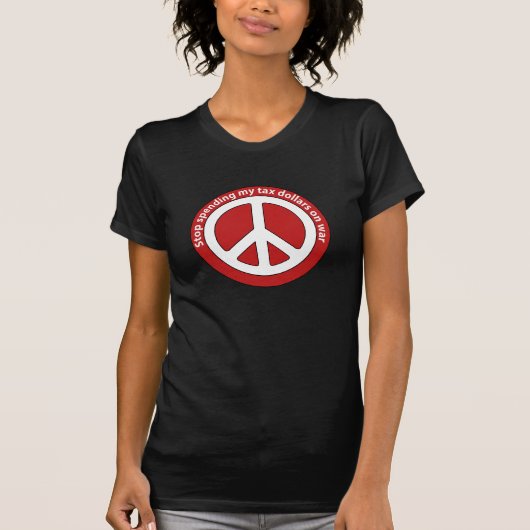 Einde die mijn Dollars van de Belasting besteden T-shirt (Voorkant)