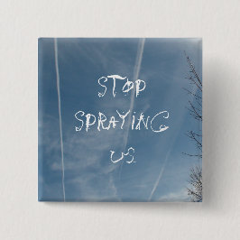 Einde die ons bespuiten! De Button van het