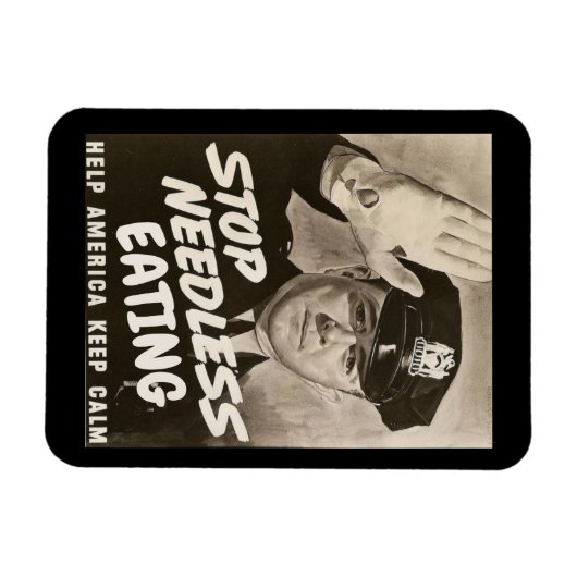 Einde eten magneet (Horizontaal)