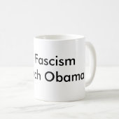 Einde fascisme Impeach Obama Koffiemok (Voorkant rechts)