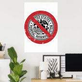 Einde Fed Federal Reserve Libertarian Poster (Thuiskantoor)