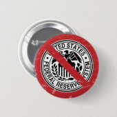 Einde Fed Federal Reserve Libertarian Ronde Button 5,7 Cm (Voorkant /achterkant)