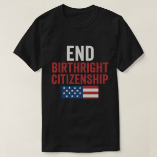 Einde geboorterecht burgerschap shirt - Patriottis
