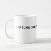 einde het fscking zweren koffiemok (Links)
