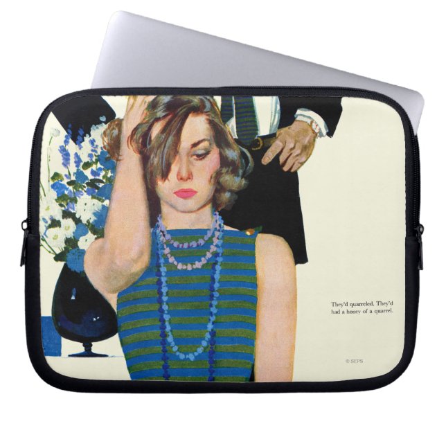 Einde huwelijk laptop sleeve (Voorkant)