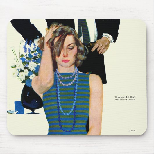 Einde huwelijk muismat (Voorkant)