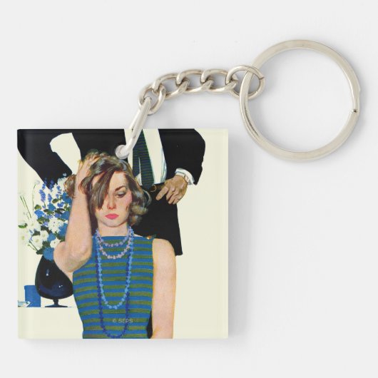 Einde huwelijk sleutelhanger (Achterkant)