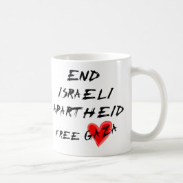Einde Israëlische Apartheidsvrije Gaza Koffiemok