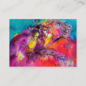 EINDE/LADIES MET KLEURSTOF VISITEKAARTJE (Achterkant)