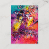 EINDE/LADIES MET KLEURSTOF VISITEKAARTJE (Achterkant)