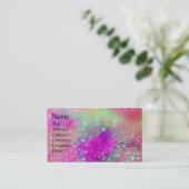 EINDE/LADIES MET KLEURSTOF VISITEKAARTJE (Staand voorkant)