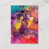 EINDE/LADIES MET KLEURSTOF VISITEKAARTJE (Achterkant)