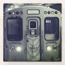 Einde lijn glazen onderzetter