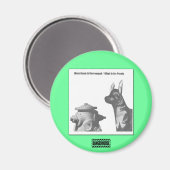 Einde. Magneet Zwart Randy Arcade Dangerhouse (Voorkant / Achterkant)