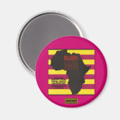 Einde. Magneet Zwart Randy Idi Amin Dangerhouse (Voorkant / Achterkant)