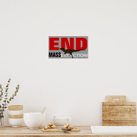 Einde massale uitsterving! - Australische Poster (Keuken)