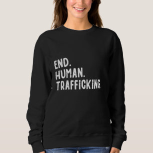 Einde mensenhandel Stop handprotesten steun A Trui