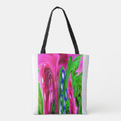 Einde mode zomerkunst tote bag (Achterkant)