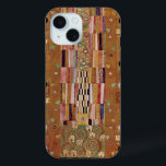 Einde muur, Stoclet Frieze door Gustav Klimt iPhone 15 Case<br><div class="desc">Aan het einde van de muur is Stoclet Frieze (1905-1911) van Gustav Klimt een Art Nouveau-schilderij met een mozaïek geometrisch patroon in gouden tonen. De Stoclet Frieze is een reeks symbolistische panelen en het laatste geweldige muurwerk van Gustav Klimt. Ze zijn van 1905 tot 1911 in de eetzaal van de...</div>