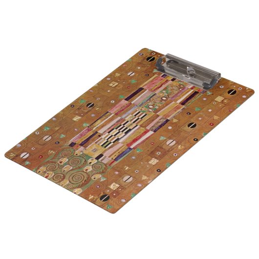 Einde muur, Stoclet Frieze door Gustav Klimt Klembord (Gekanteld)