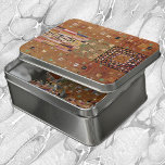 Einde muur, Stoclet Frieze door Gustav Klimt Puzzel<br><div class="desc">Aan het einde van de muur is Stoclet Frieze (1905-1911) van Gustav Klimt een Art Nouveau-schilderij met een mozaïek geometrisch patroon in gouden tonen. De Stoclet Frieze is een reeks symbolistische panelen en het laatste geweldige muurwerk van Gustav Klimt. Ze zijn van 1905 tot 1911 in de eetzaal van de...</div>
