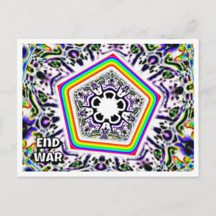 Einde oorlog (je kan de woorden veranderen) briefkaart